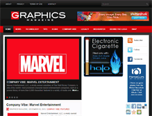 Tablet Screenshot of graphicsmagazine.com